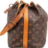 Louis Vuitton Monogram Canvas Sac Noé Petit Shoulder Bag