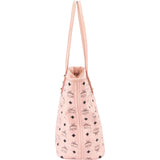 MCM Monogram Visetos Rabbit Reversible Liz Shopper Tote Bag