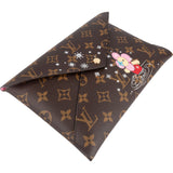 Louis Vuitton Monogram Canvas Limited Xmas Large Pochette Kirigami Clutch - vintageandkickz