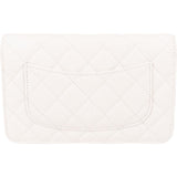 Chanel Wuilted Caviar Leather Jeweled CC Wallet On Chain Crossbody Bag