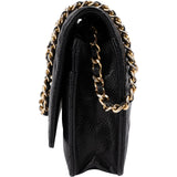 Chanel Quilted Caviar Leather CC Wallet On Chain Crossbody Bag