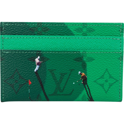 Louis Vuitton Monogram Golf Double Card Holder Wallet