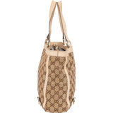 Gucci Monogram GG Canvas Abbey Tote Shoulder Bag