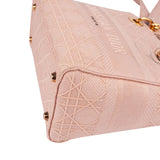 Christian Dior Pink Cotton Lady D-Lite Handbag