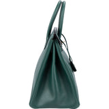 Hermès Vert Clair Ardennes Leather Birkin 35 Handbag