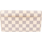 Louis Vuitton Monogram Damier Azur Canvas Sarah Wallet