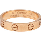 Cartier Au 750 Gold LOVE Wedding Band Ring (#49)
