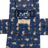 Hermès Turtle Print Silk Tie Krawatte
