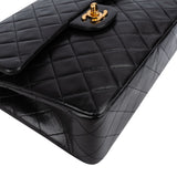 Chanel Quilted Lambskin 24K Double Flap Shoulder Bag