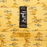 Hermès Horse Rider Print Silk Tie Krawatte