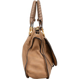 Chloé Grained Leather Marcie Satchel Handbag