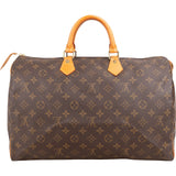 Louis Vuitton Monogram Canvas Speedy 40 Handbag