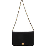 [🔄️B14 / F17] Chanel Quilted Cotton Medium Single Flap Crossbody Bag - vintageandkickz