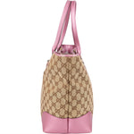 Gucci Monogram GG Heart Bit Tote Handbag - vintageandkickz