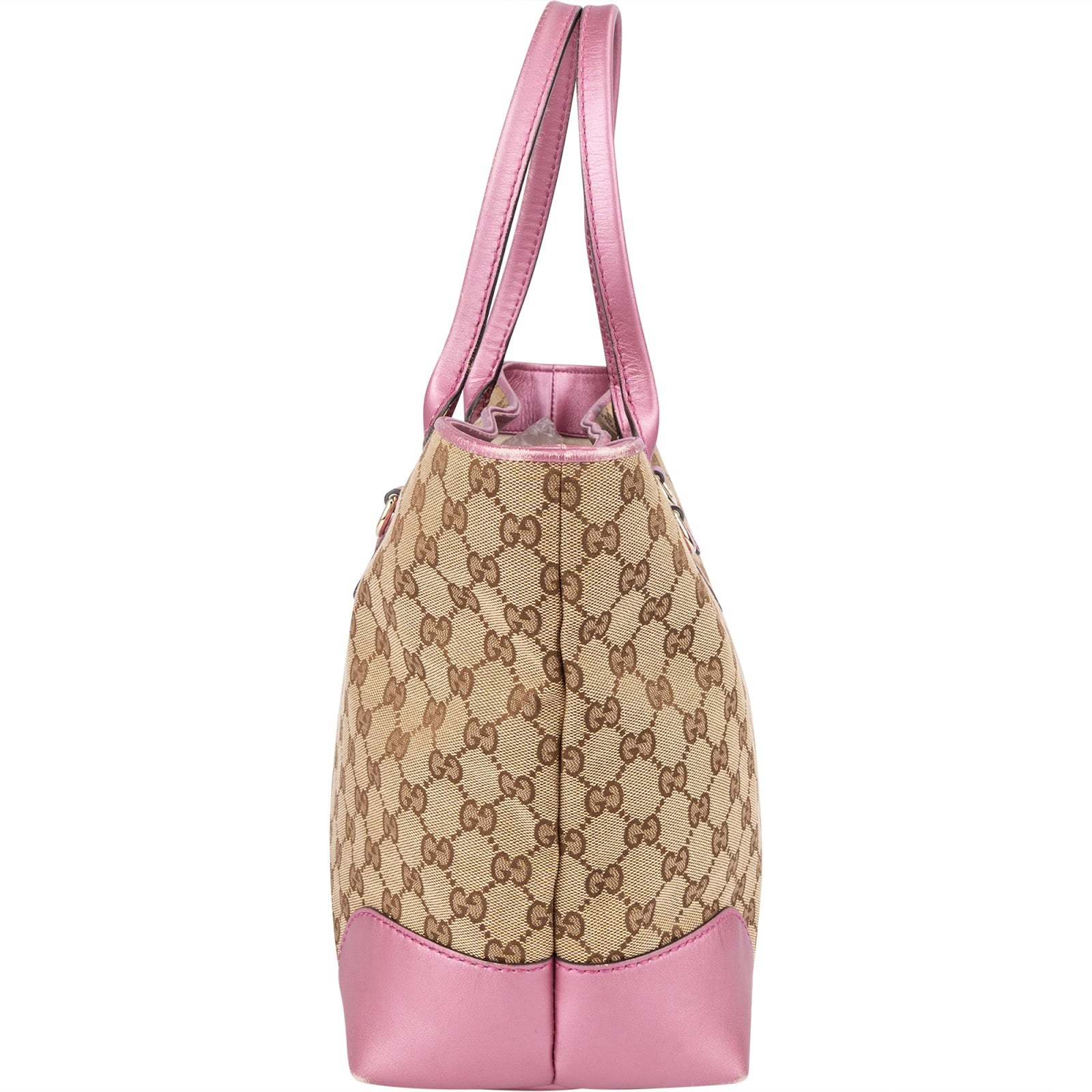 Gucci Monogram GG Heart Bit Tote Handbag - vintageandkickz