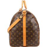 Louis Vuitton Monogram Canvas Keepall 60 Bandoulière Travel Bag