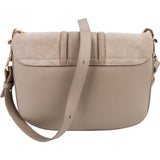 See by Chloé Leather and Suede Hana Saddle Crossbody Bag