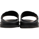 Fendi Monogram FF Motif Black Sandals Slides (43)