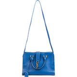 Saint Laurent Blue Leather Cabas Handbag