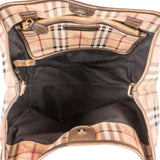 Burberry Haymarket Check Tote Shoulder Bag
