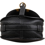 Chloé Back Leather Marcie Mini Saddle Crossbody Bag
