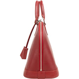 Louis Vuitton Red Epi Leather Alma PM Handbag