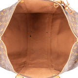 Louis Vuitton Monogram Canvas Keepall 50 Bandoulière Travel Bag