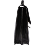 Hermès Noir Courchevel Leather Sac à Dépêches Business Handbag