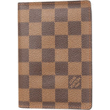 Louis Vuitton Monogram Damier Ebene Passport Cover Card Holder