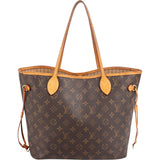 Louis Vuitton Monogram Canvas Neverfull MM Shoulder Bag