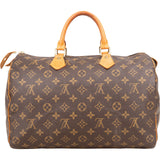 Louis Vuitton Monogram Canvas Speedy 35 Handbag
