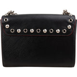 Louis Vuitton Noir Epi Leather Studded Twist MM Crossbody Bag