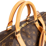 Louis Vuitton Monogram Canvas Keepall 60 Bandoulière Travel Bag