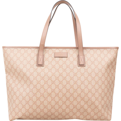 Gucci Monogram GG Supreme Canvas Tote Shoulder Bag