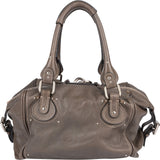 Chloé Pebbled Leather Studded Paddington Satchel Handbag
