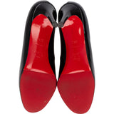 Christian Louboutin Simple Classic Black Patent Leather Pumps (37,5)