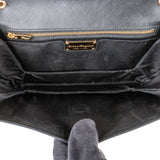 Salvatore Ferragamo Saffiano Leather Vara Bow Flap Crossbody Bag