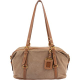 Prada Emblem Jacquard Bauletto Shoulder Bag