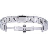 Fendi Silver Tone Orologi Chain Emblem Mania 3150L Woman Watch