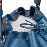 Louis Vuitton Bleu Epi Leather NM Sac Noé Petit Shoulder Bag - vintageandkickz