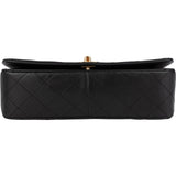 Chanel Quilted Lambskin 24K Gold Turnlock Single Flap Crossbody Bag - vintageandkickz