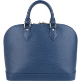 Louis Vuitton Blue Epi Leather Alma PM Handbag