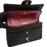 Chanel Quilted Lambskin 24K Gold Medium Double Flap Shoulder Bag