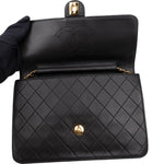 [🔄️B14 / F18] Chanel Quilted Lambskin Medium Double Flap Shoulder Bag - vintageandkickz
