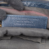 Balenciaga Blue Leather City Handbag