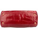 Prada Vitello Antic Leather Bauletto Handbag