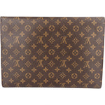 Louis Vuitton Monogram Canvas Porte Documents Laptop Clutch - vintageandkickz