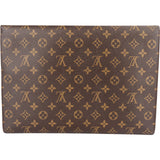 Louis Vuitton Monogram Canvas Porte Documents Laptop Clutch - vintageandkickz