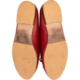 Chanel Red Leather CC Ballet Flats (35)