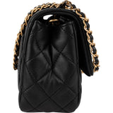 Chanel Quilted Lambskin Small Rectangular Single Flap Crossbody Bag